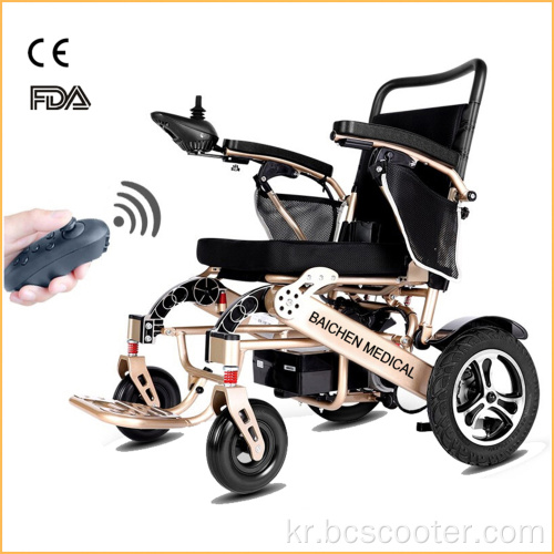 다기능 안전한 편리한 동력 휠체어 전기